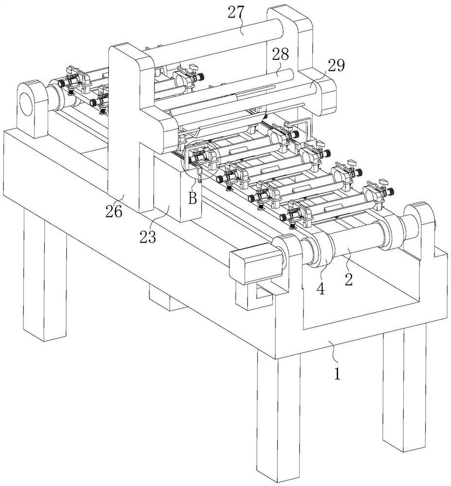 A horizontal round bottle labeling machine