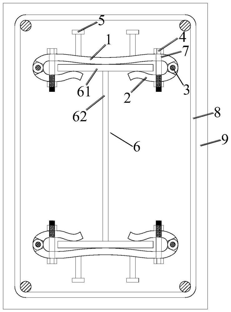 Steel-concrete composite structure shear connector, construction method and shear composite structure