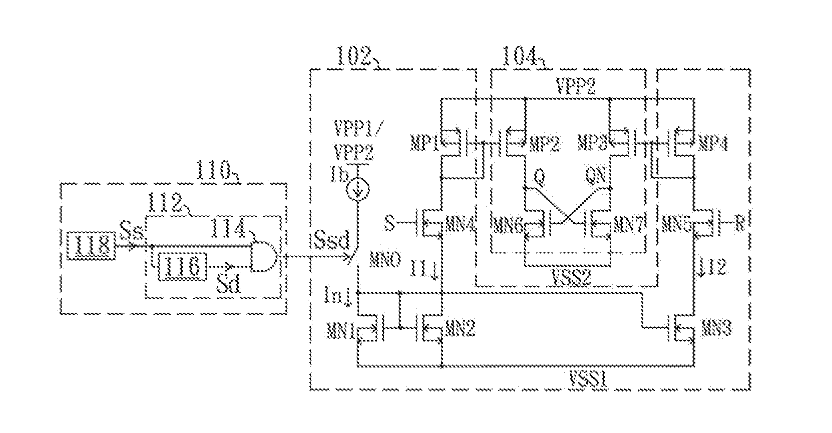 Level shift circuit and dc-dc converter for using the same