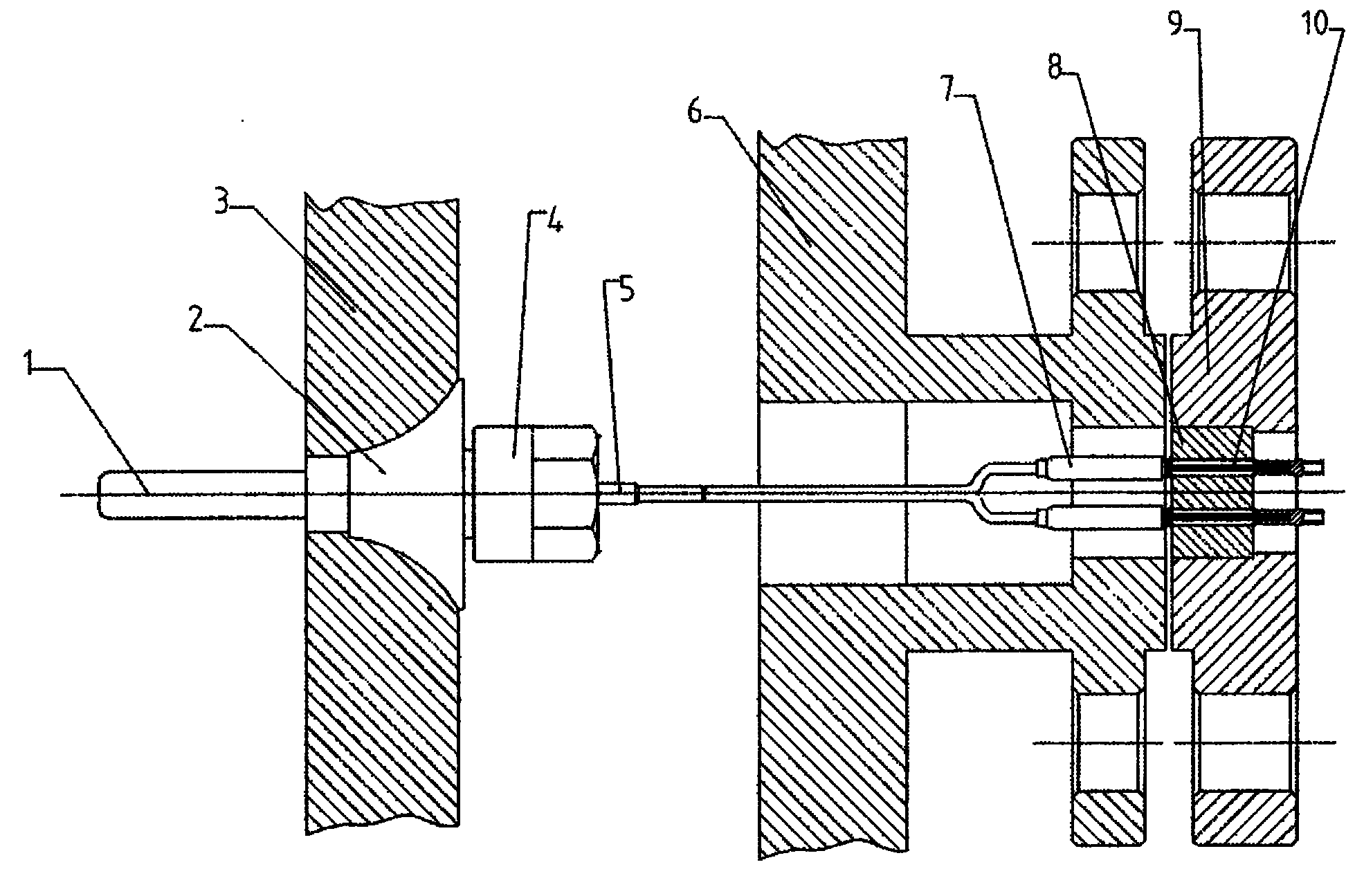 Device and method for measuring hearth temperature of coal gasification furnace with double-layer furnace body