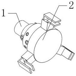 Special clamp for cylindrical workpiece