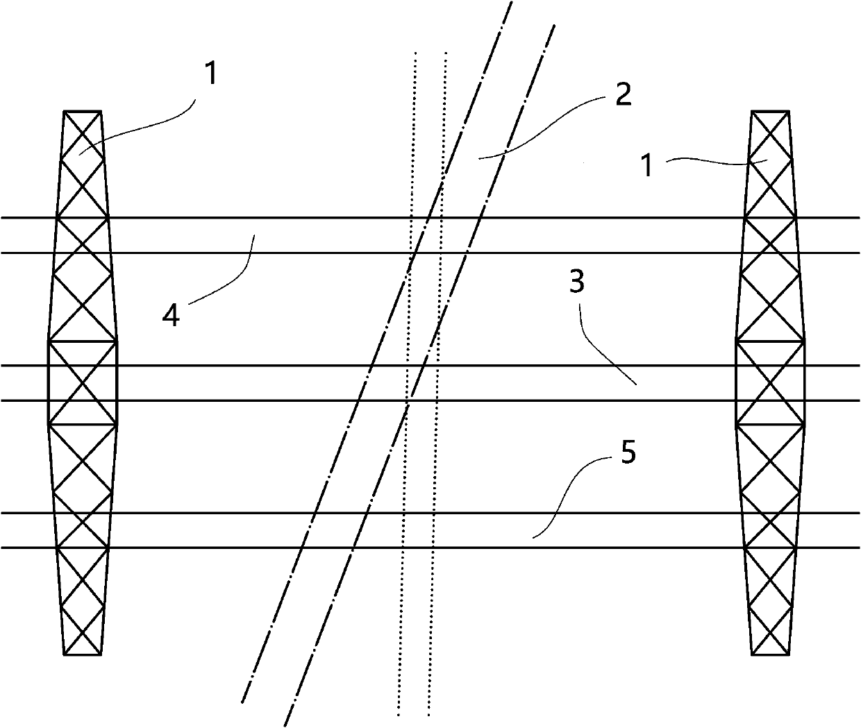 Method for replacing ground wire by crossing high-speed rail through old wire net sealing