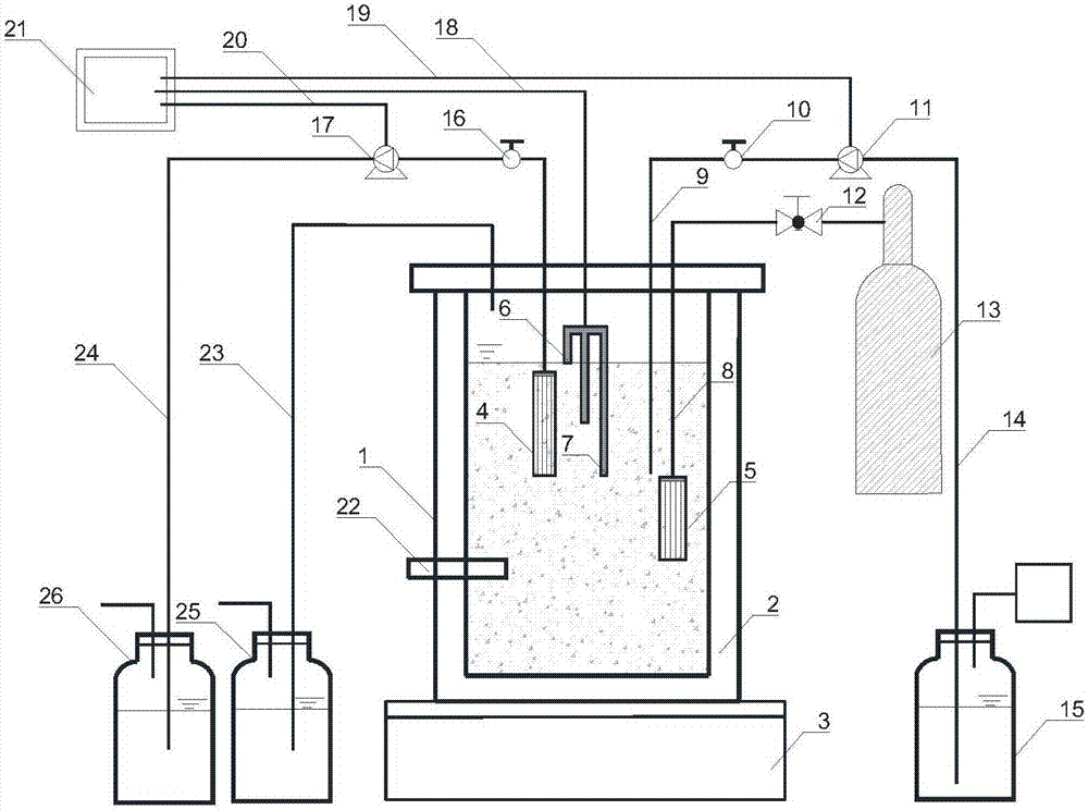 Efficient denitrification method and novel membrane aeration MBR (membrane bioreactor) for realizing method