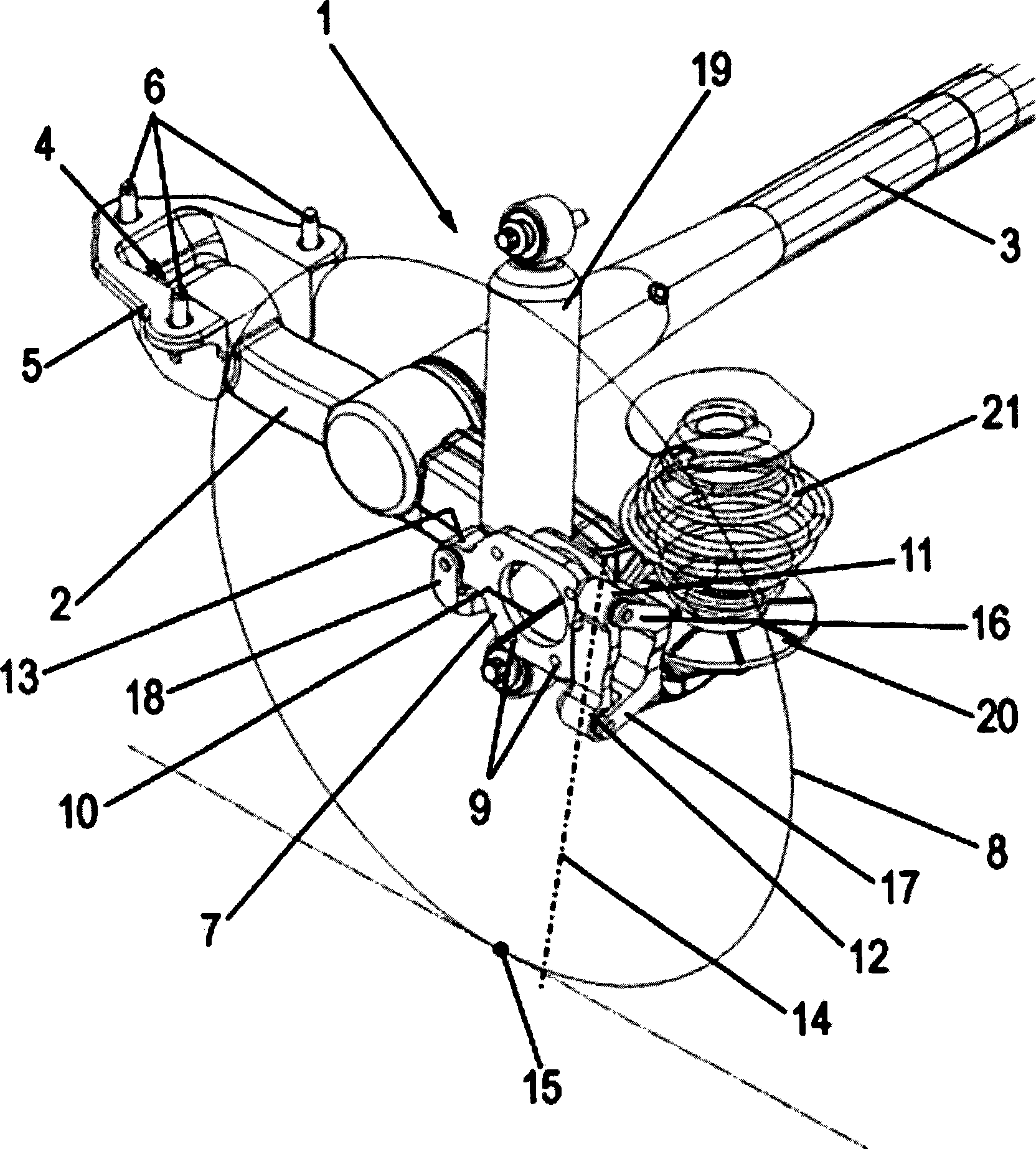 Twist-beam rear axle for a vehicle
