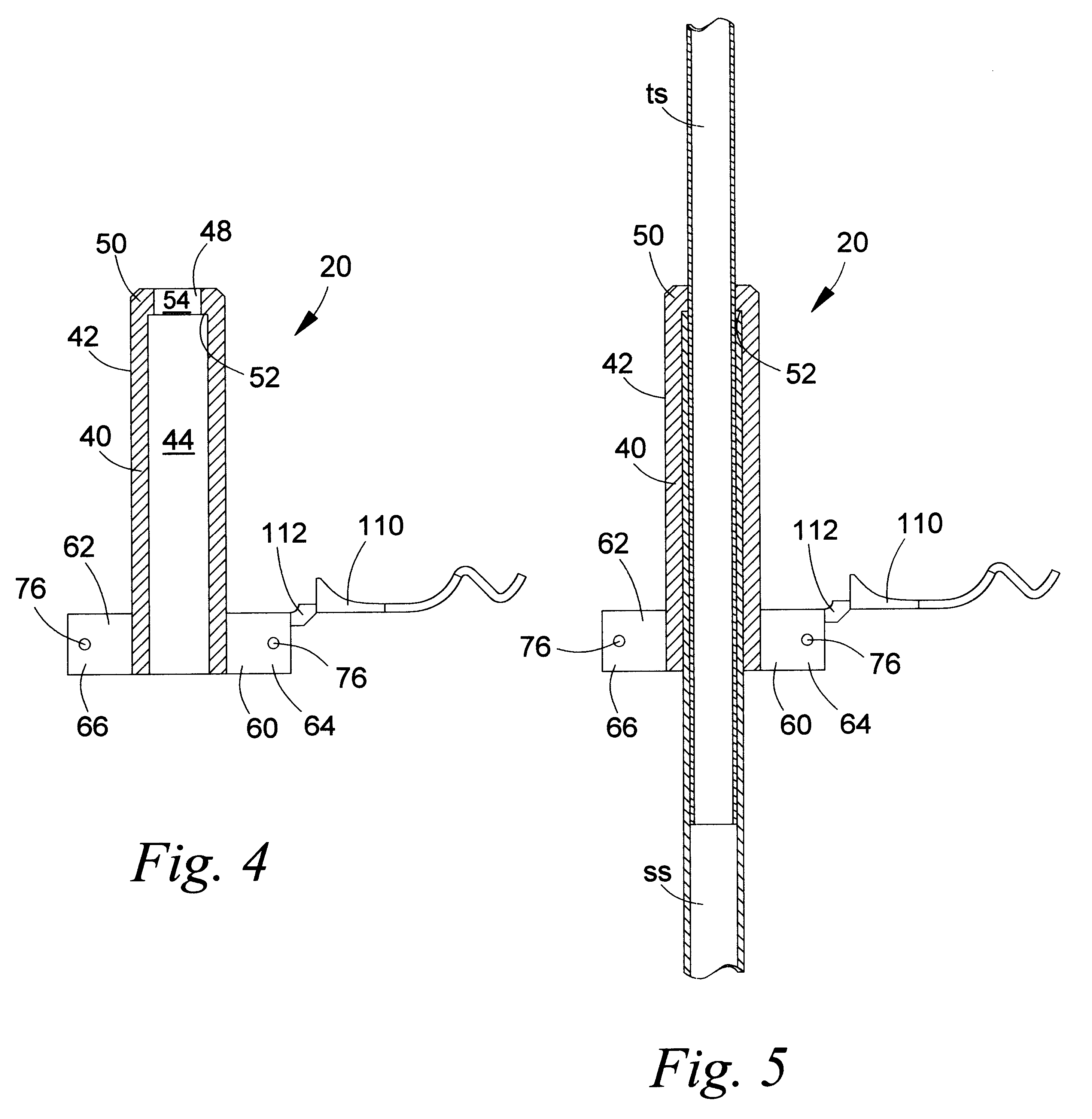 Accessory mount for an extendable shaft