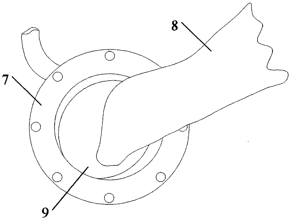 A kind of cable harness flange filling and sealing method