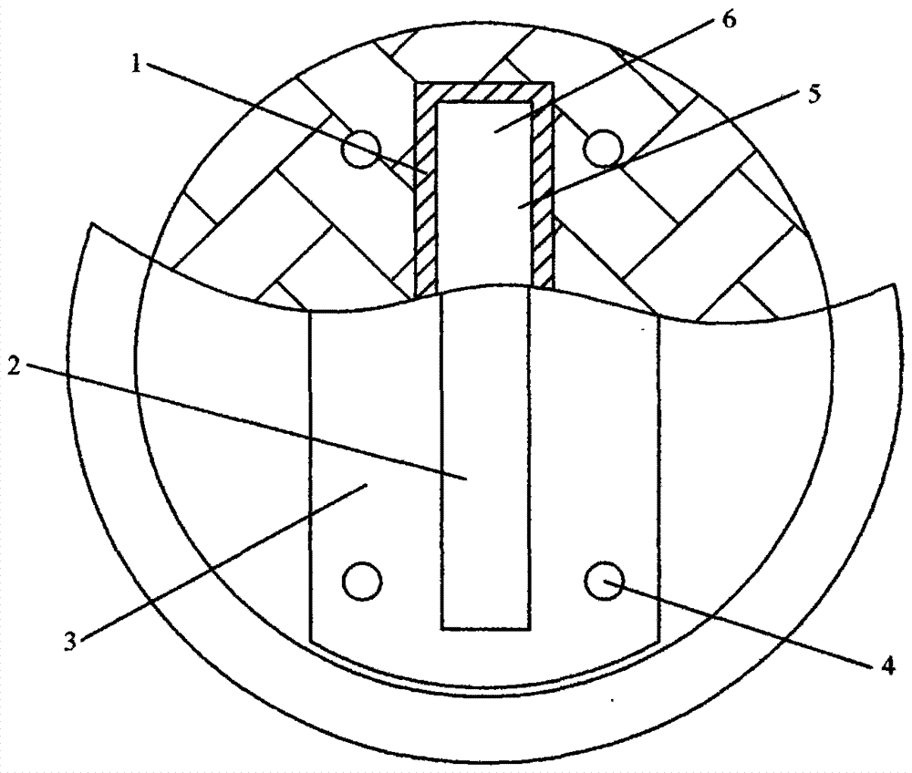 A kind of cable harness flange filling and sealing method