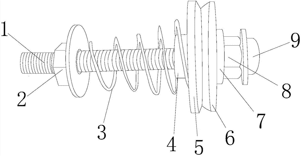 Thread tension mechanism for hosiery machine