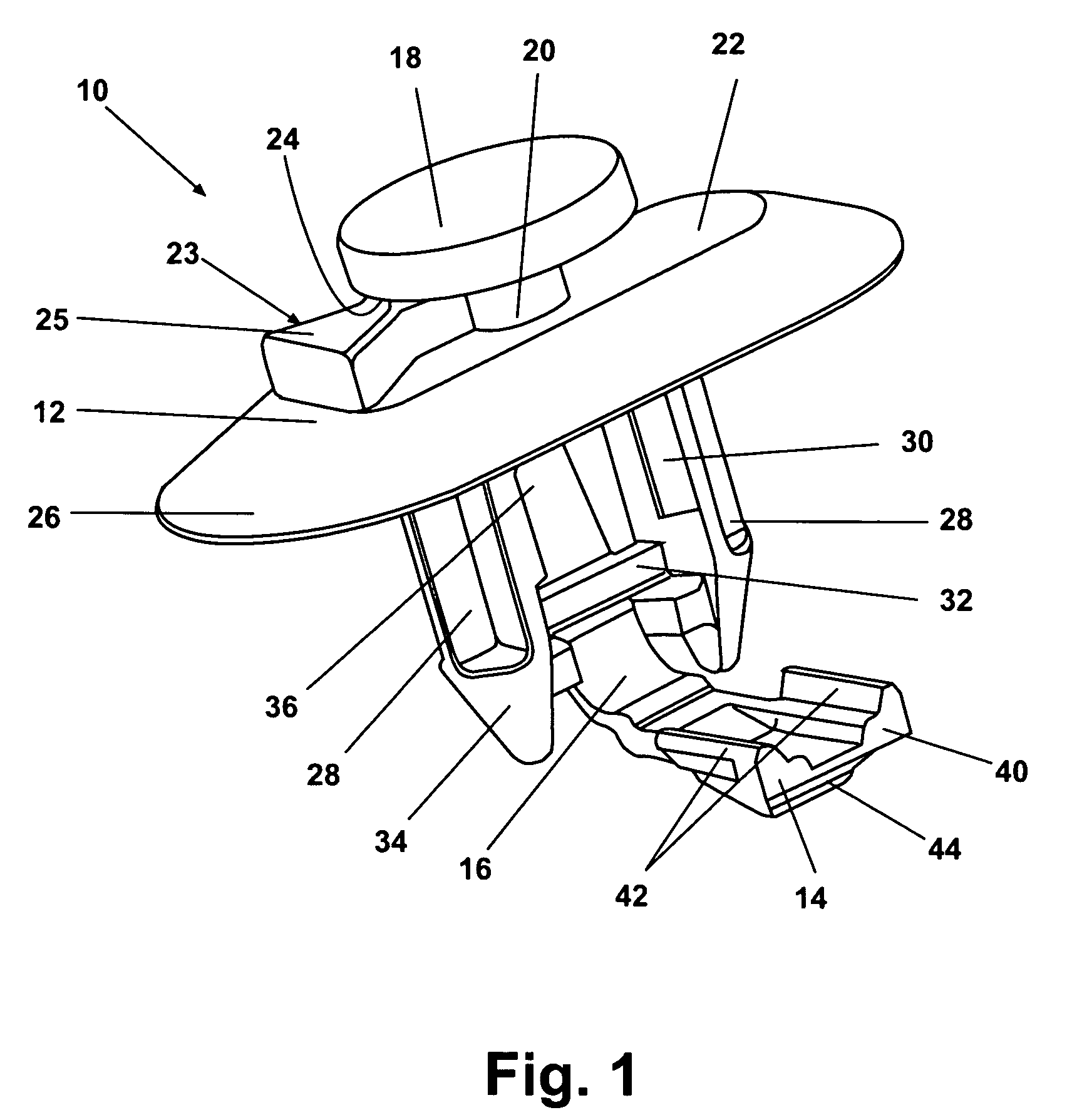 Self centering sill plate retainer with opposing wings