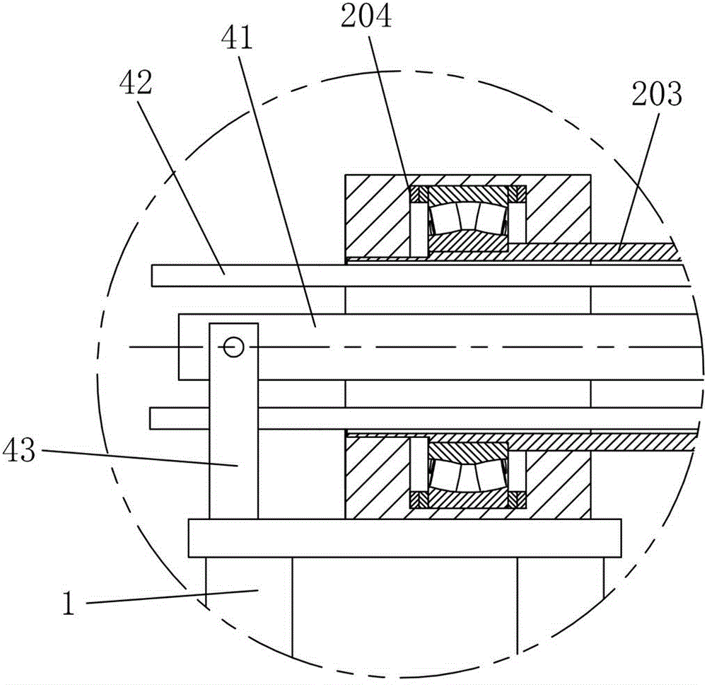 Bamboo chip carbonizing and color mixing device