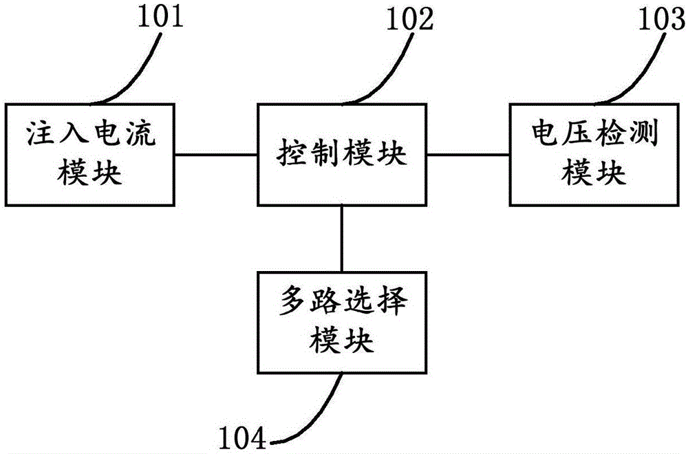 Battery internal resistance detection circuit and battery internal resistance detection method and apparatus