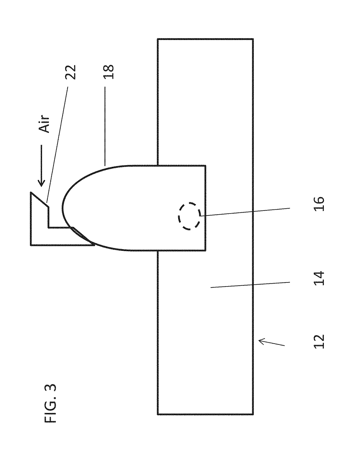 Inflator device and method for inflatable packaging