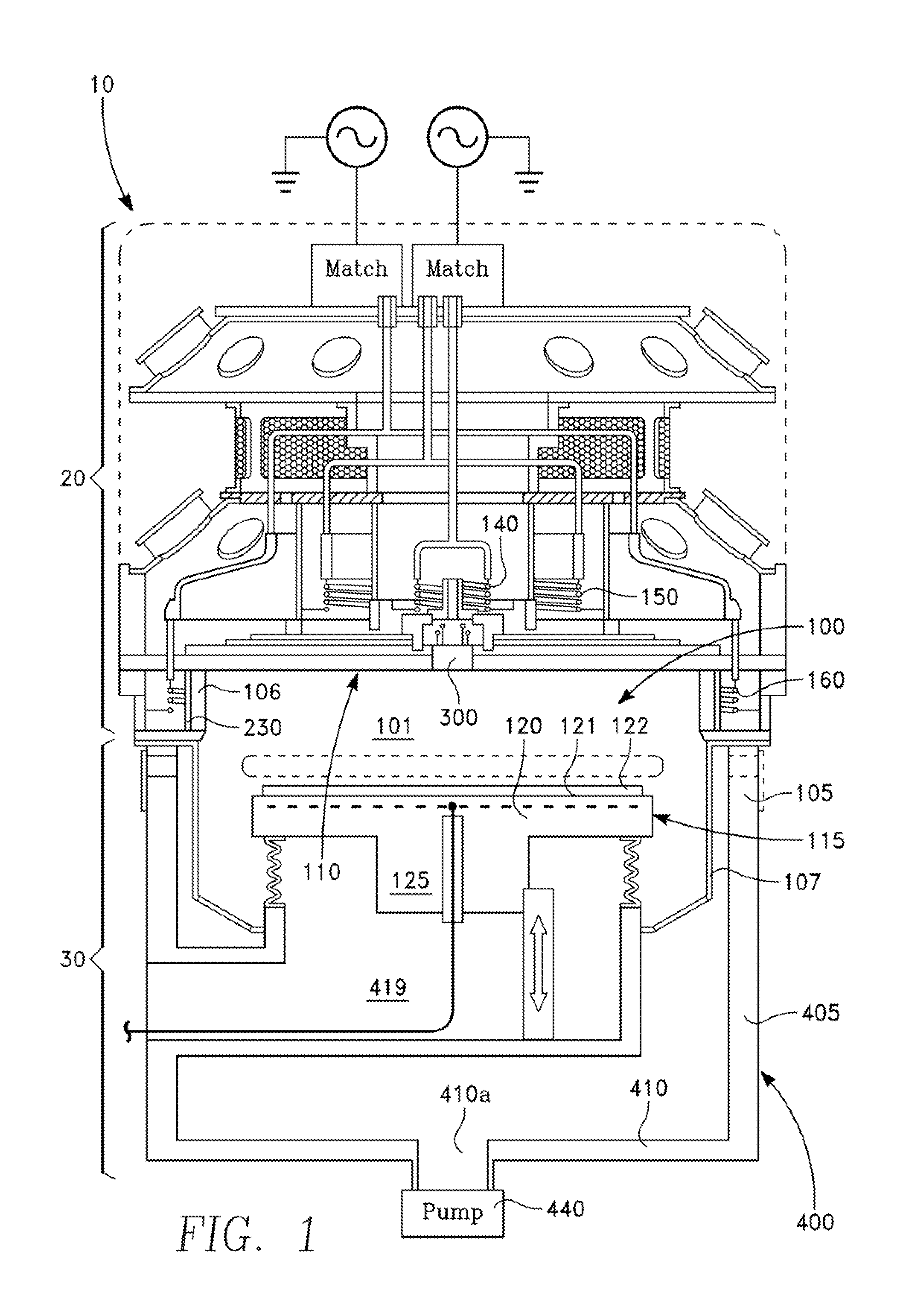 Inductively coupled plasma source with multiple dielectric windows and window-supporting structure