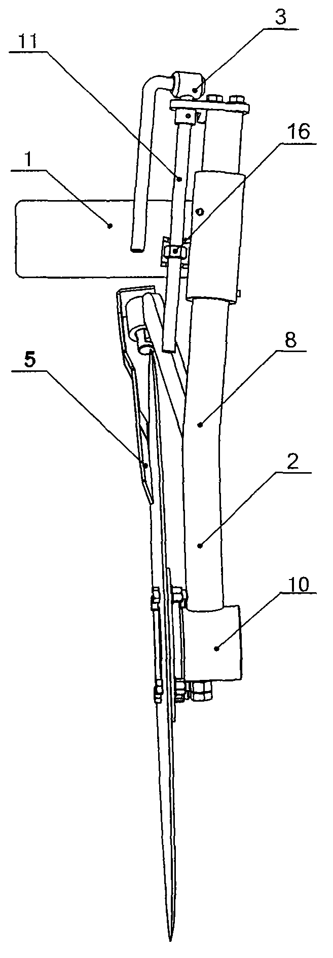 Potato harvester soil cutting mechanism