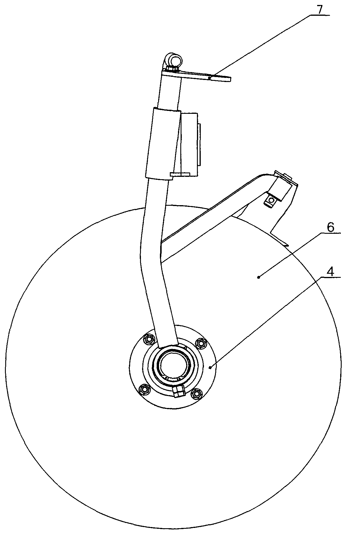 Potato harvester soil cutting mechanism