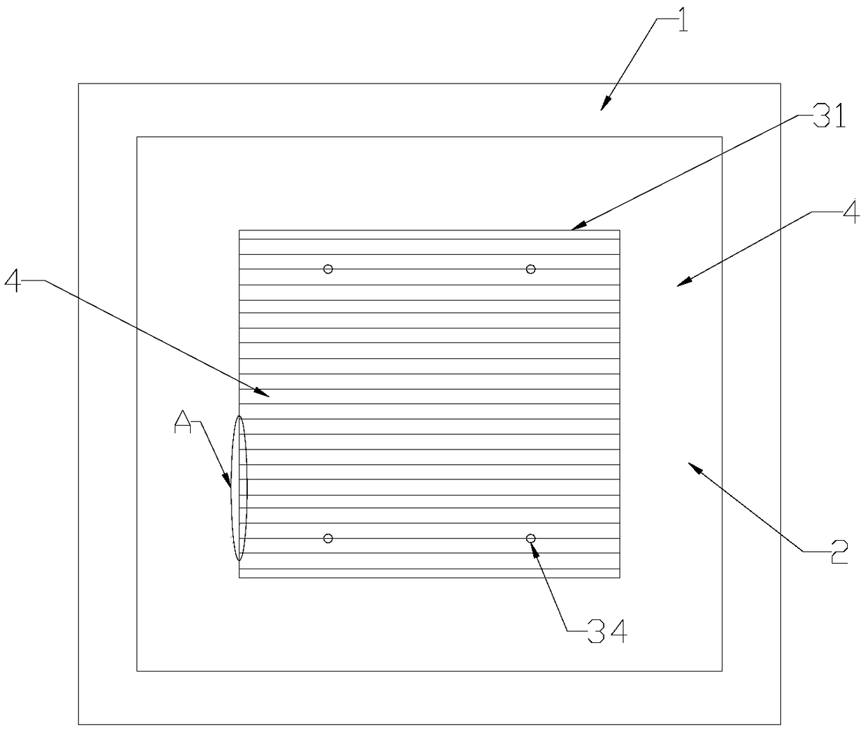 Screenless secondary printing method for positive electrode of crystalline silicon solar cell