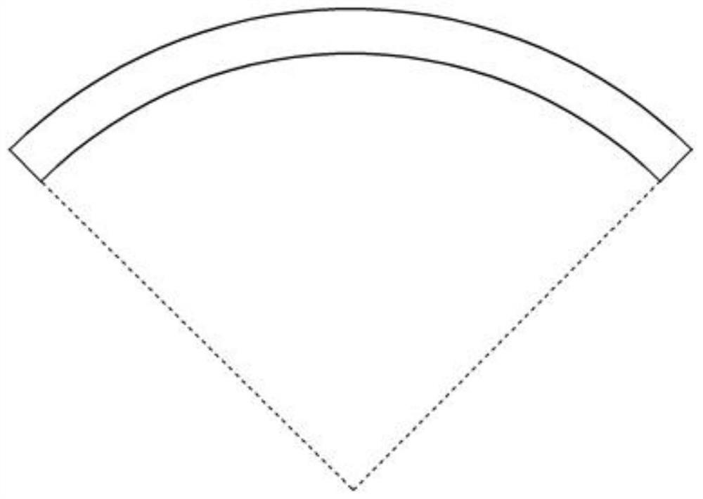 Multi-pass rolling type sheet flexible flanging forming method