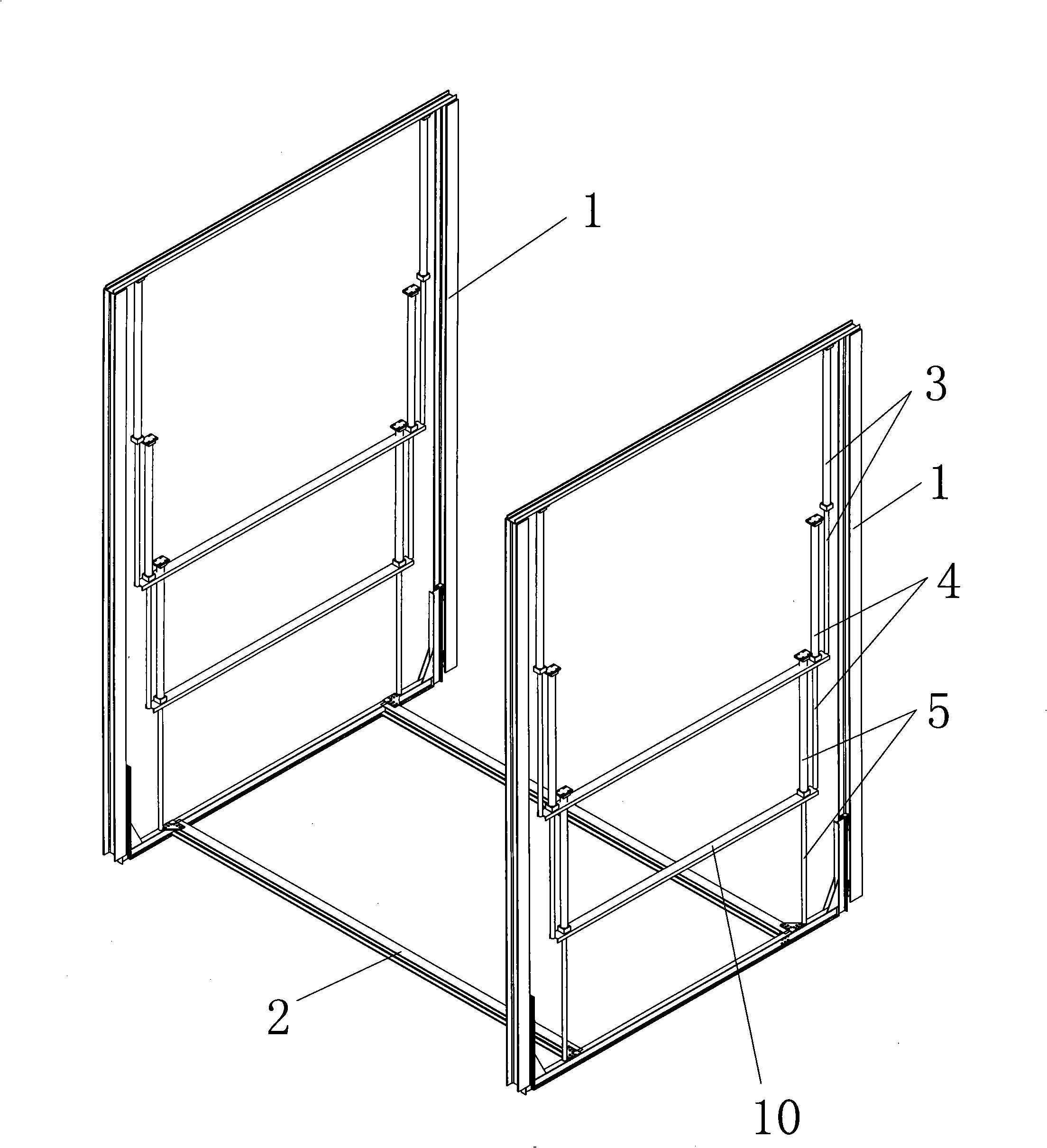 Inversion type hydraulic relay elevator apparatus for multi-storied garage