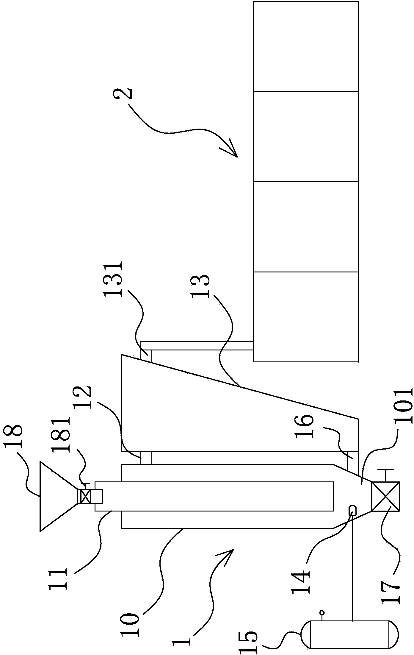 High-pressure-water mica crusher