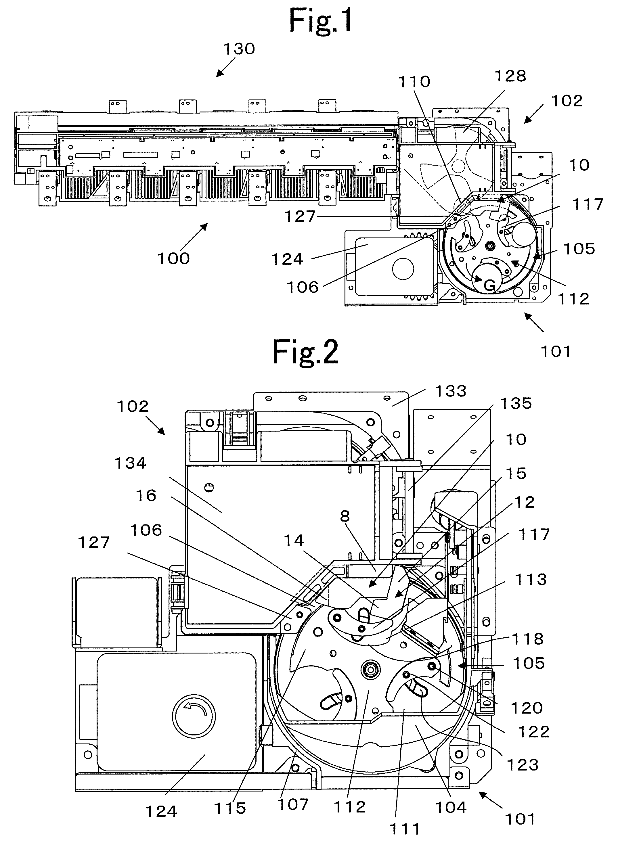 Coin feeding apparatus and method for biasing a release of coins