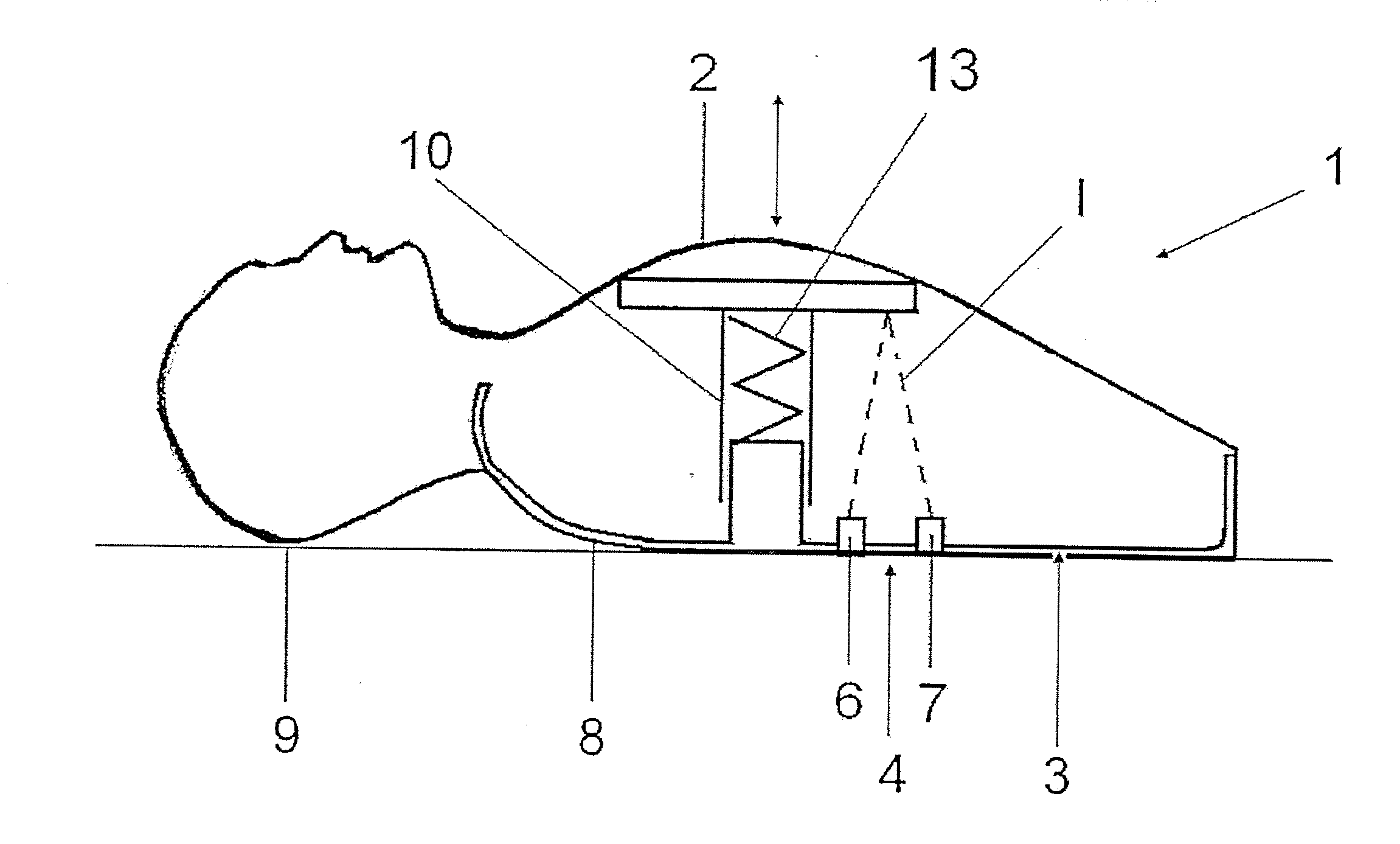 Resuscitation simulator with compression measurement