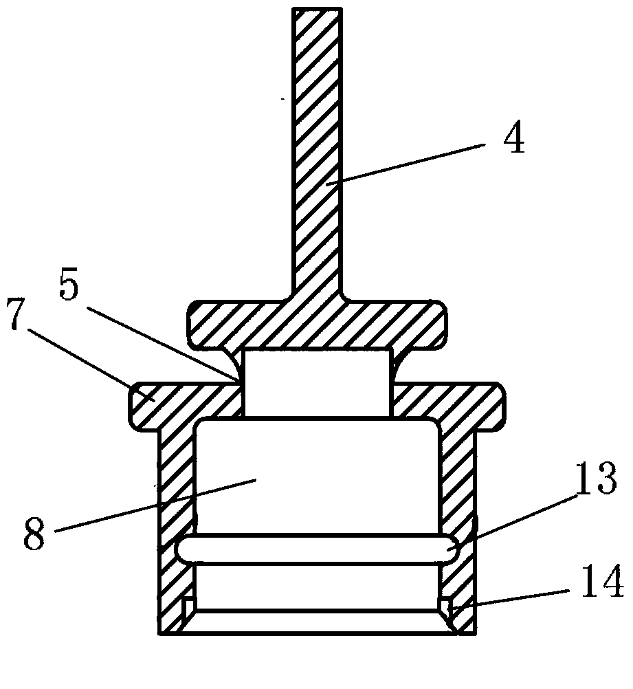 Infusion combined cover with single folded handle and without inner cover, interface, and preparation method thereof