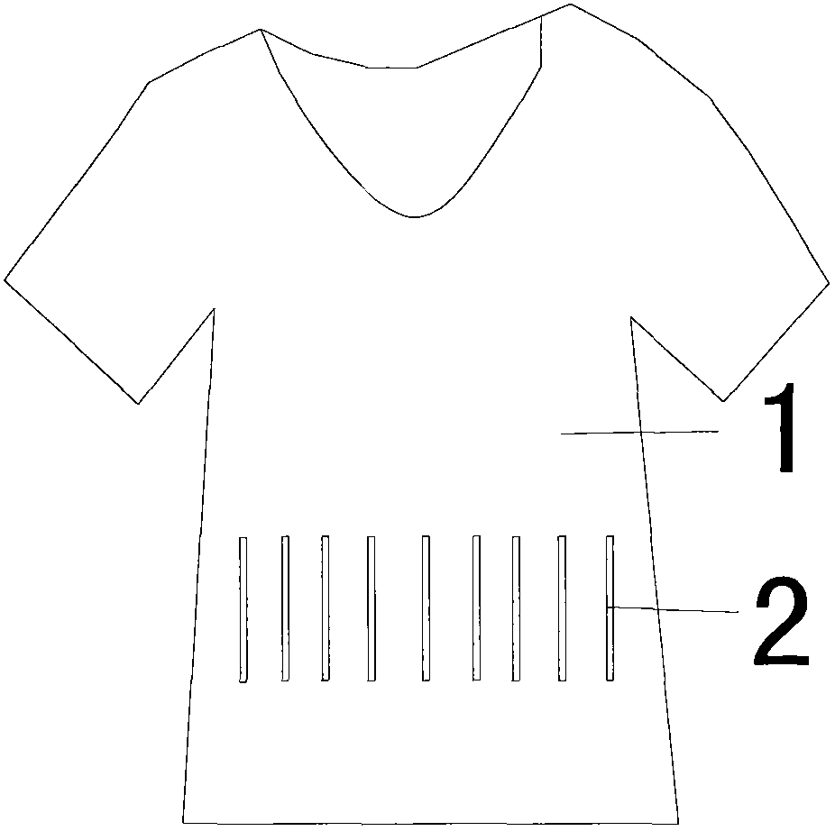 Anti-crinkle half-sleeved shirt with hollows