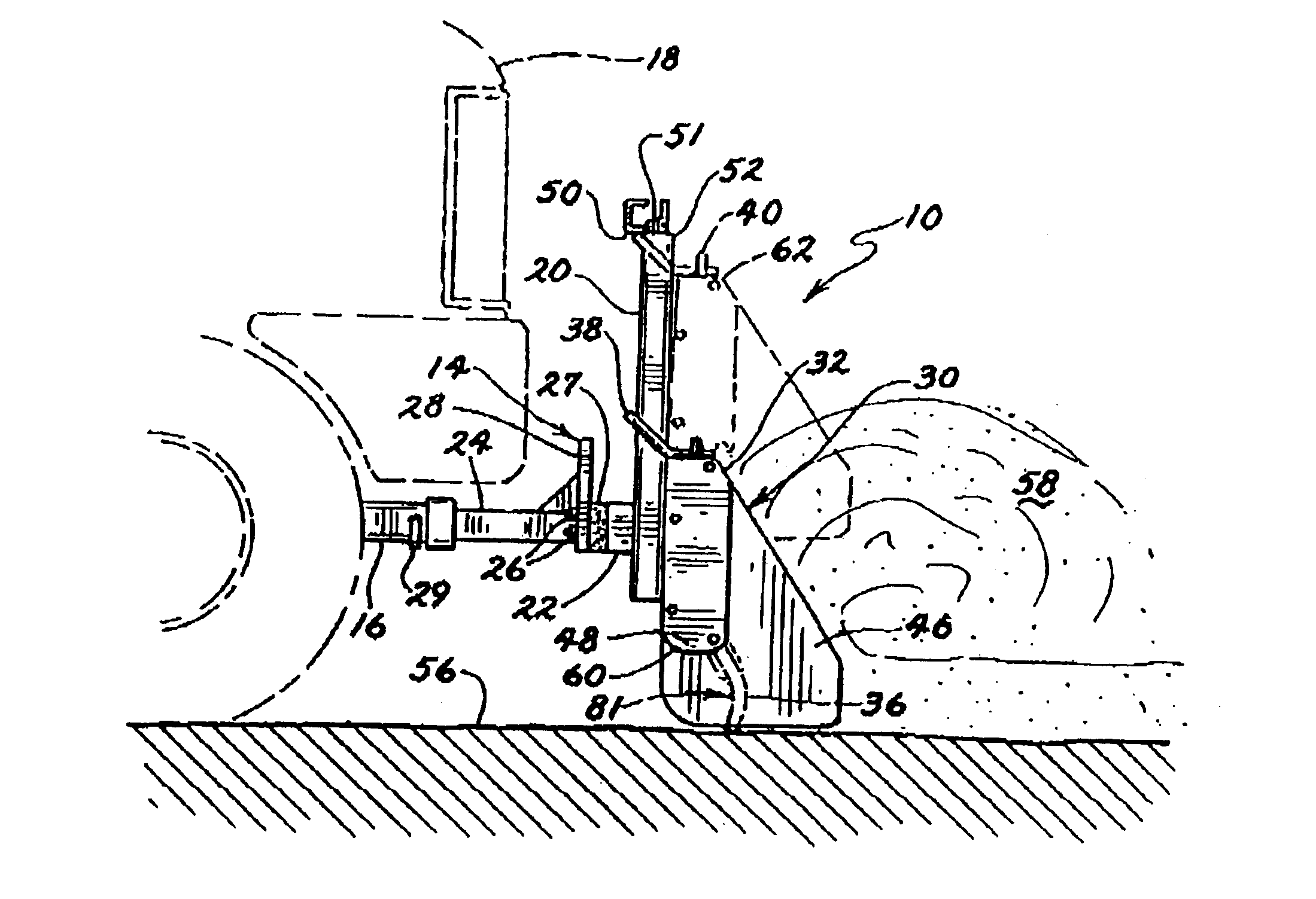 Multifunctional plow blade positioning apparatus and method