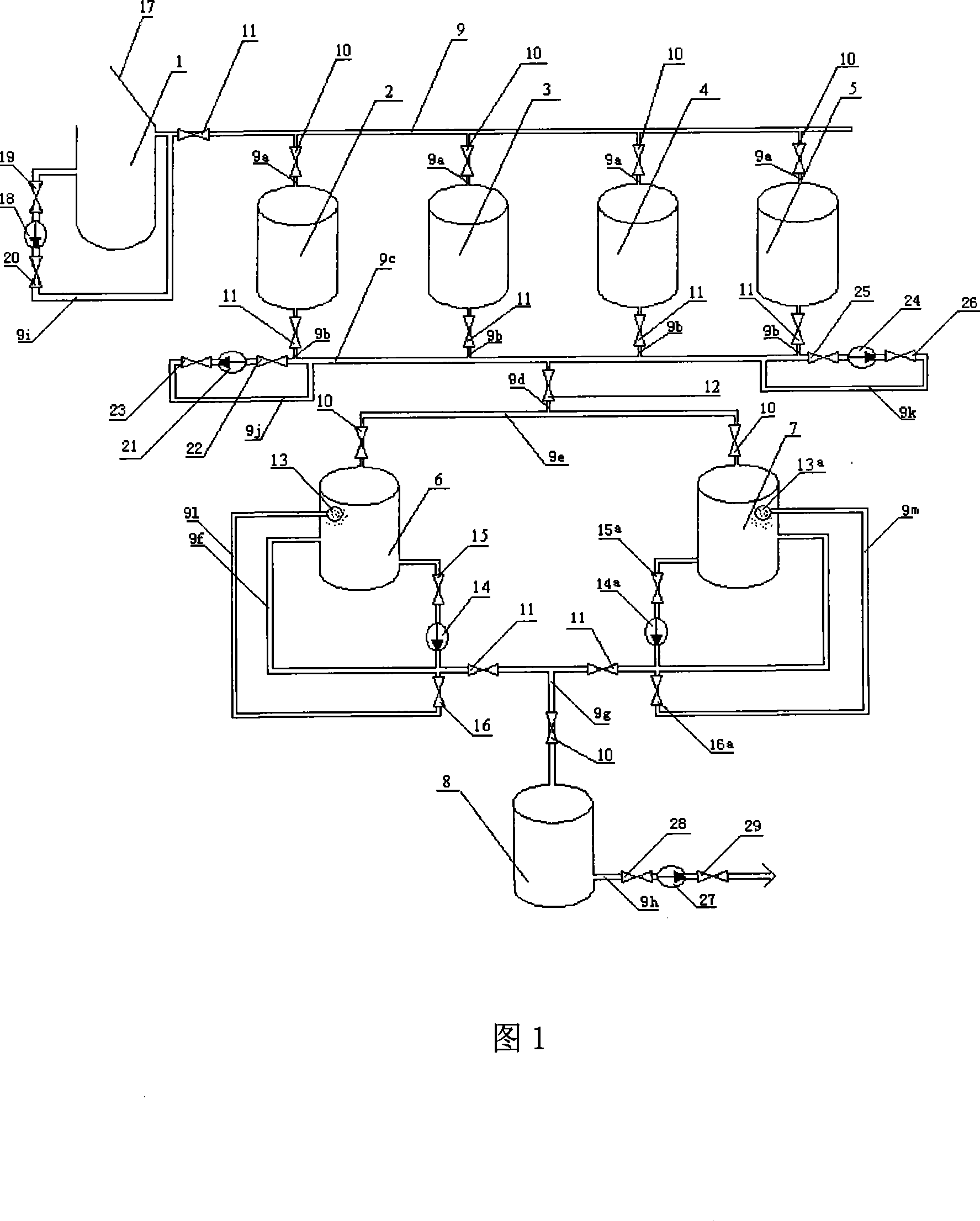Composite gasoline of methanol and method for producing the same