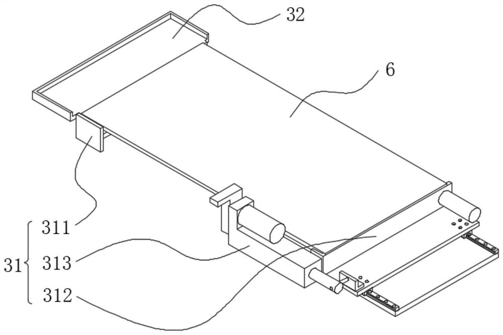 A kind of tile gluing device, gluing method and paving equipment