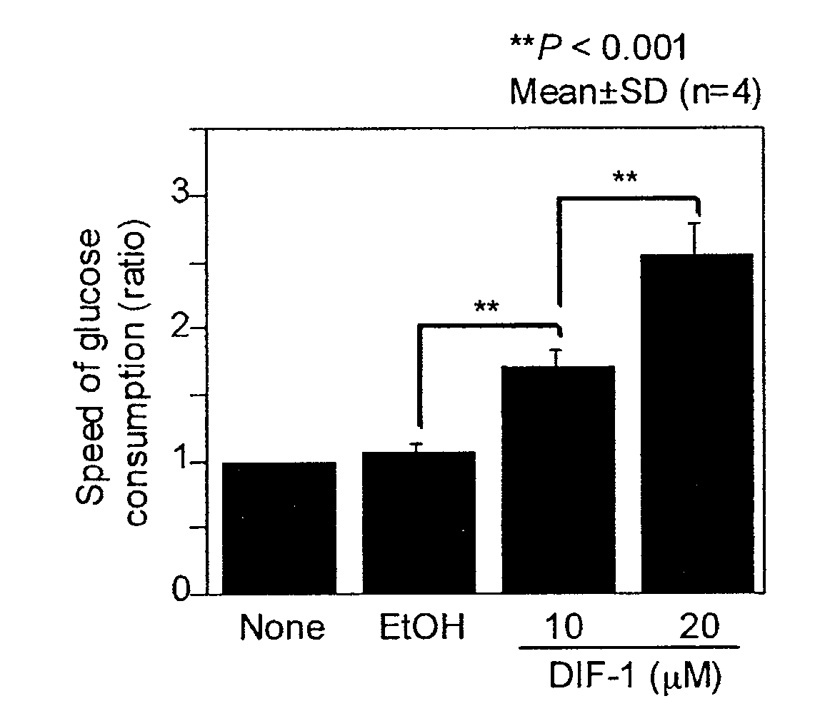 Method of lowering blood glucose and method of preventing or treating blood glucose and method of preventing or treating diabetes and obesity