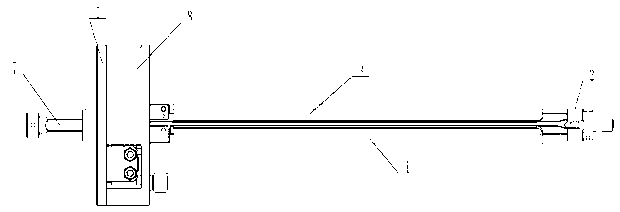 Battery winding needle structure