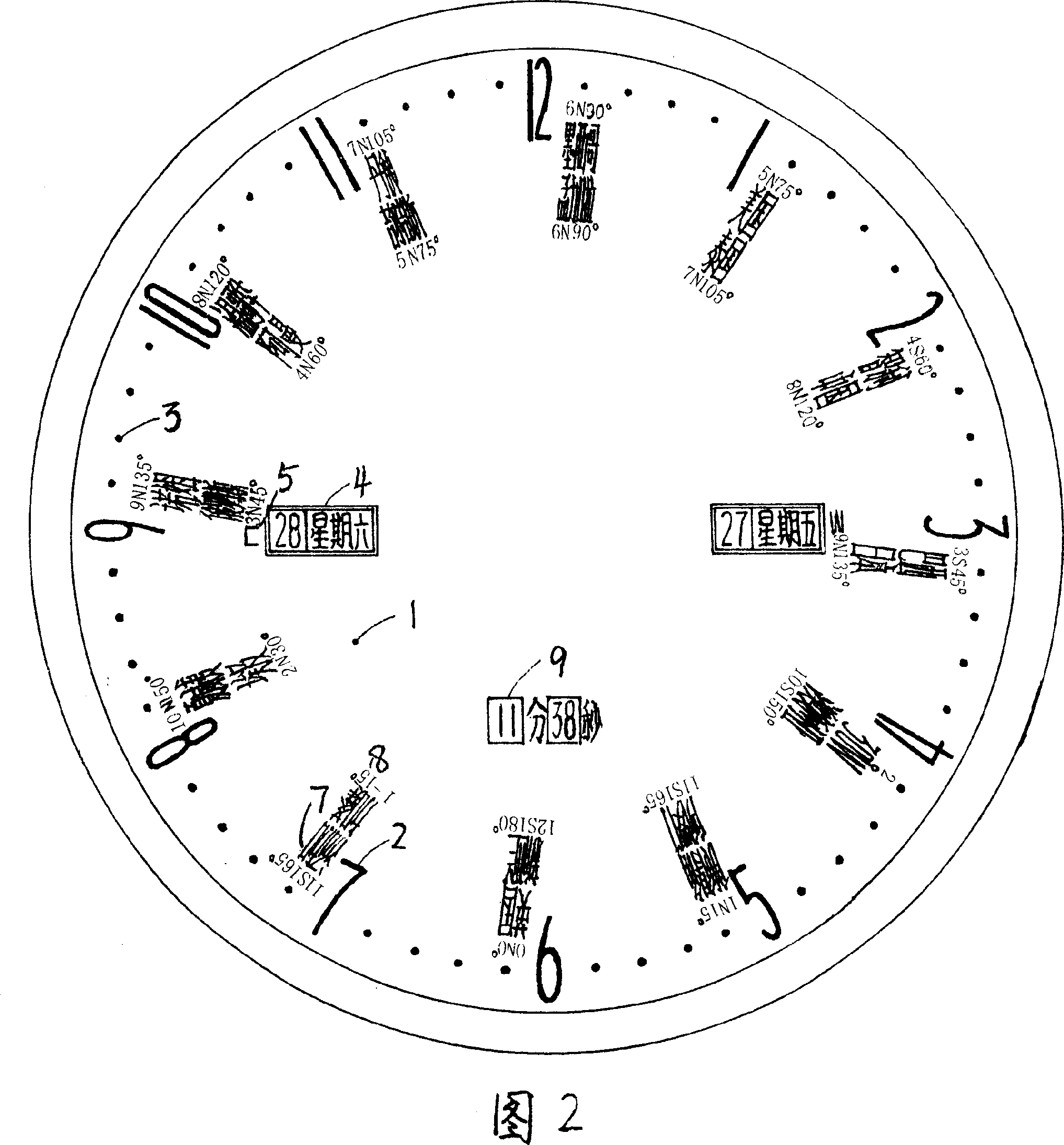 12 hours universal time clock