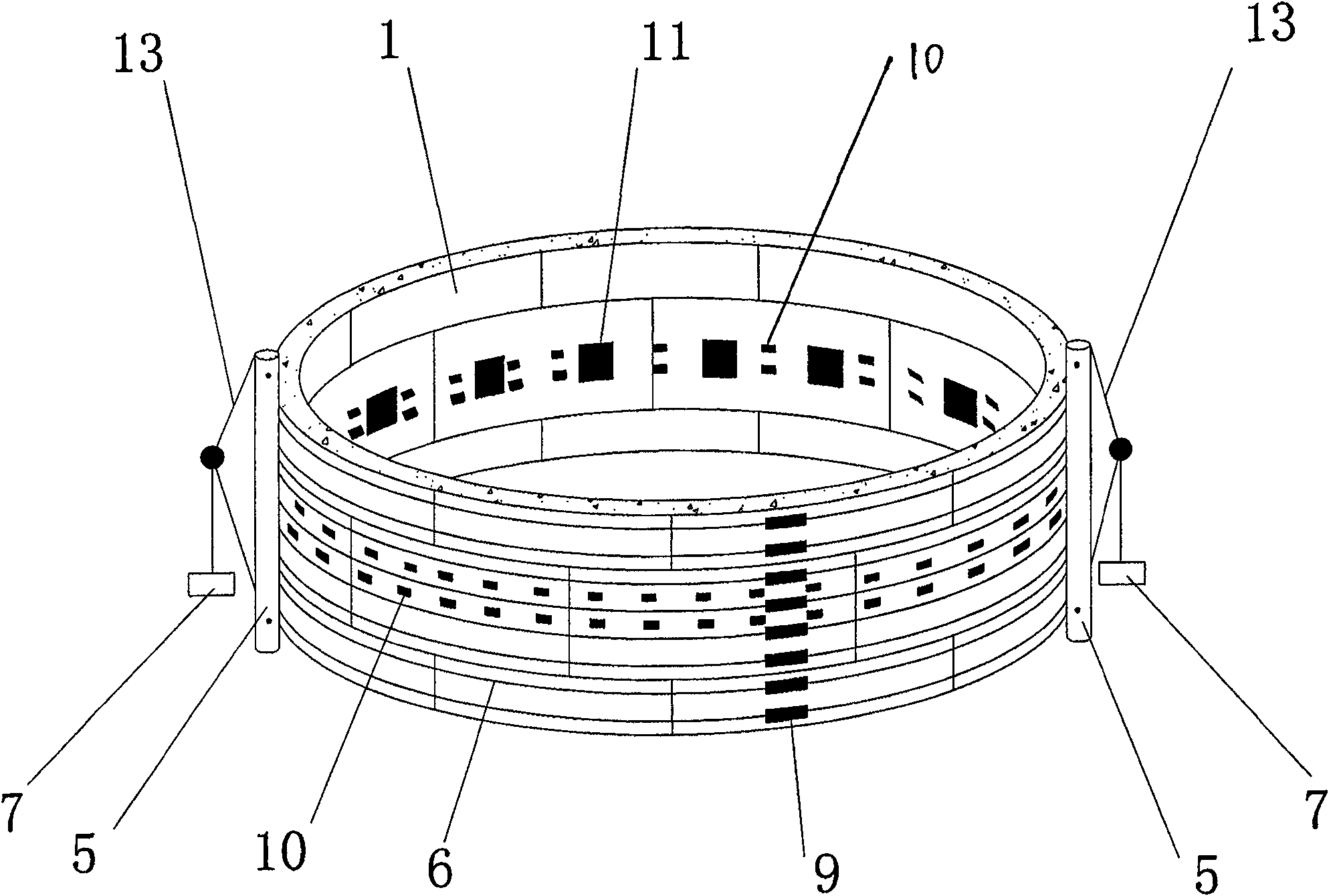 Hydraulic analogue method of shield tunneling structure model