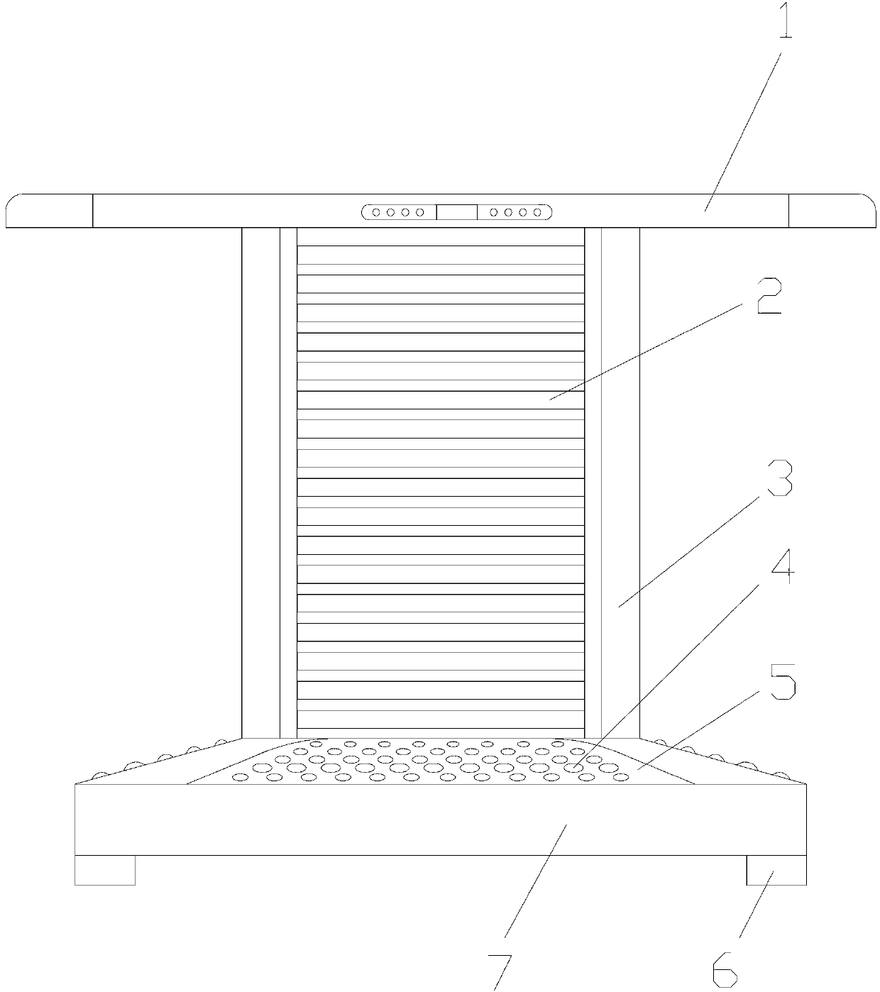 Multifunctional electric heating table capable of four-side heating