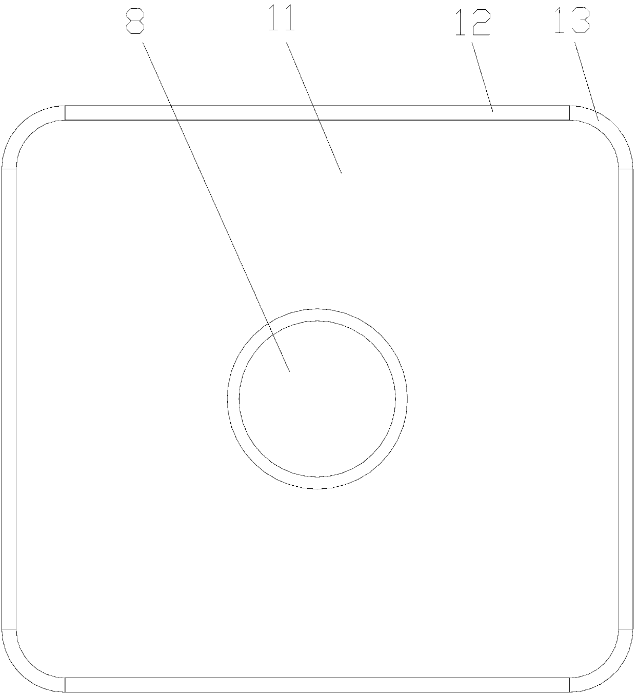 Multifunctional electric heating table capable of four-side heating