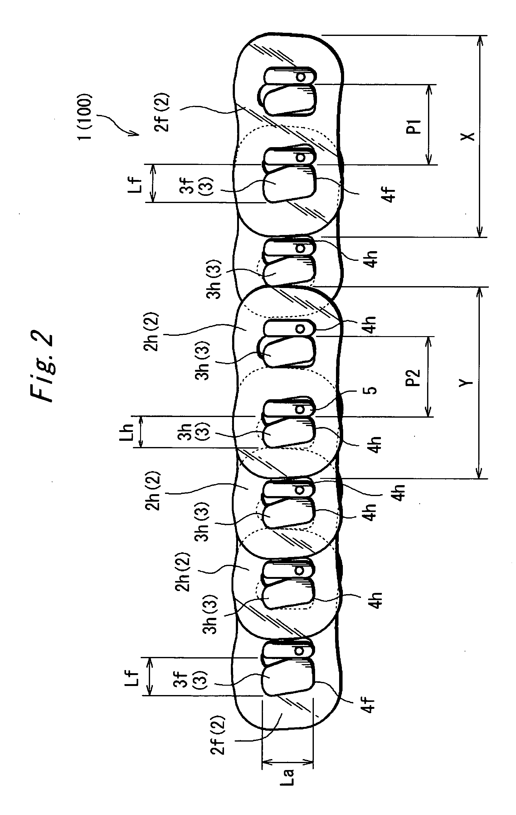 Power transmission chain and power transmission assembly using the same