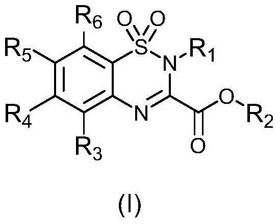 Carboxyl group-containing benzothiadiazide derivatives, as well as preparation method and application thereof