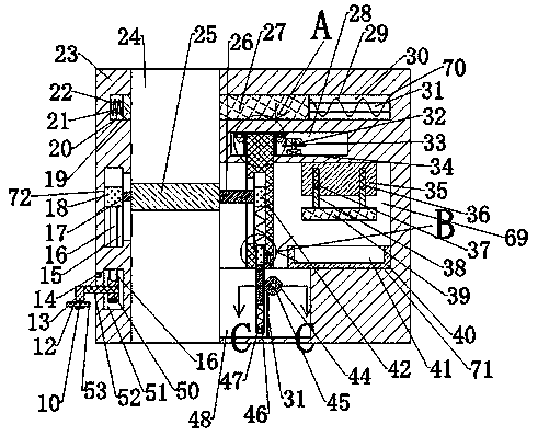 Debris removal drainage channel protecting device