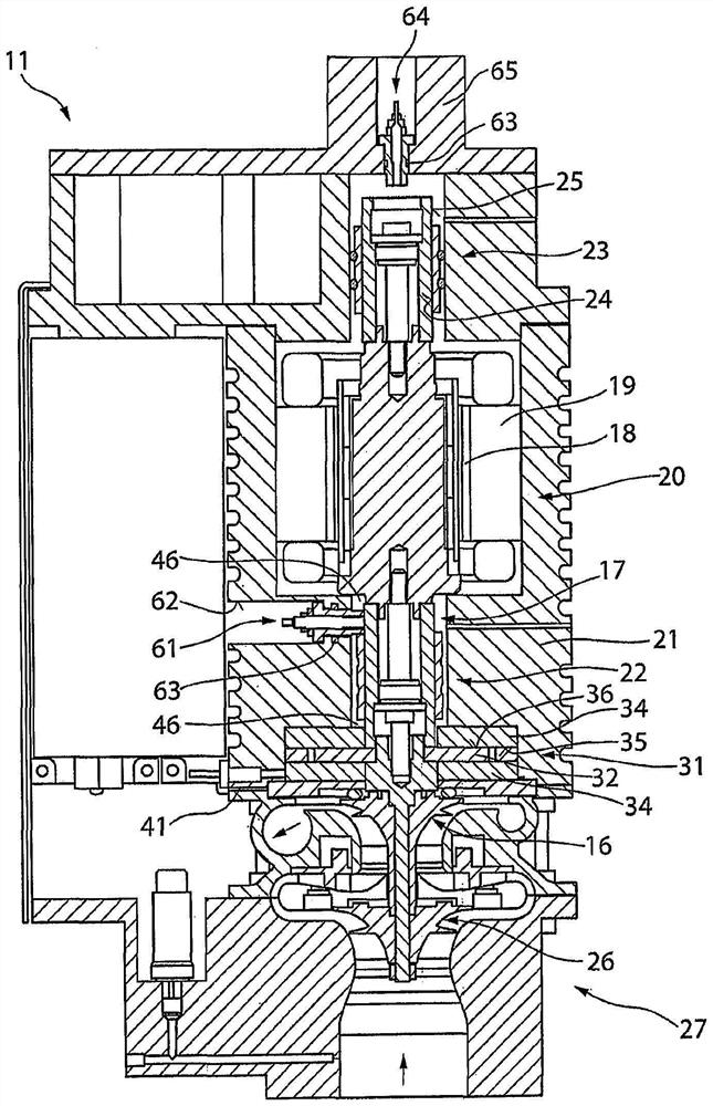 Method for controlling at least one radial fan in a refrigeration plant and radial fan