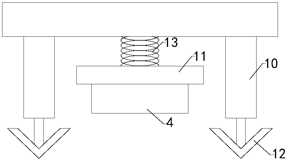 Table tennis blade covering rubber sticking device