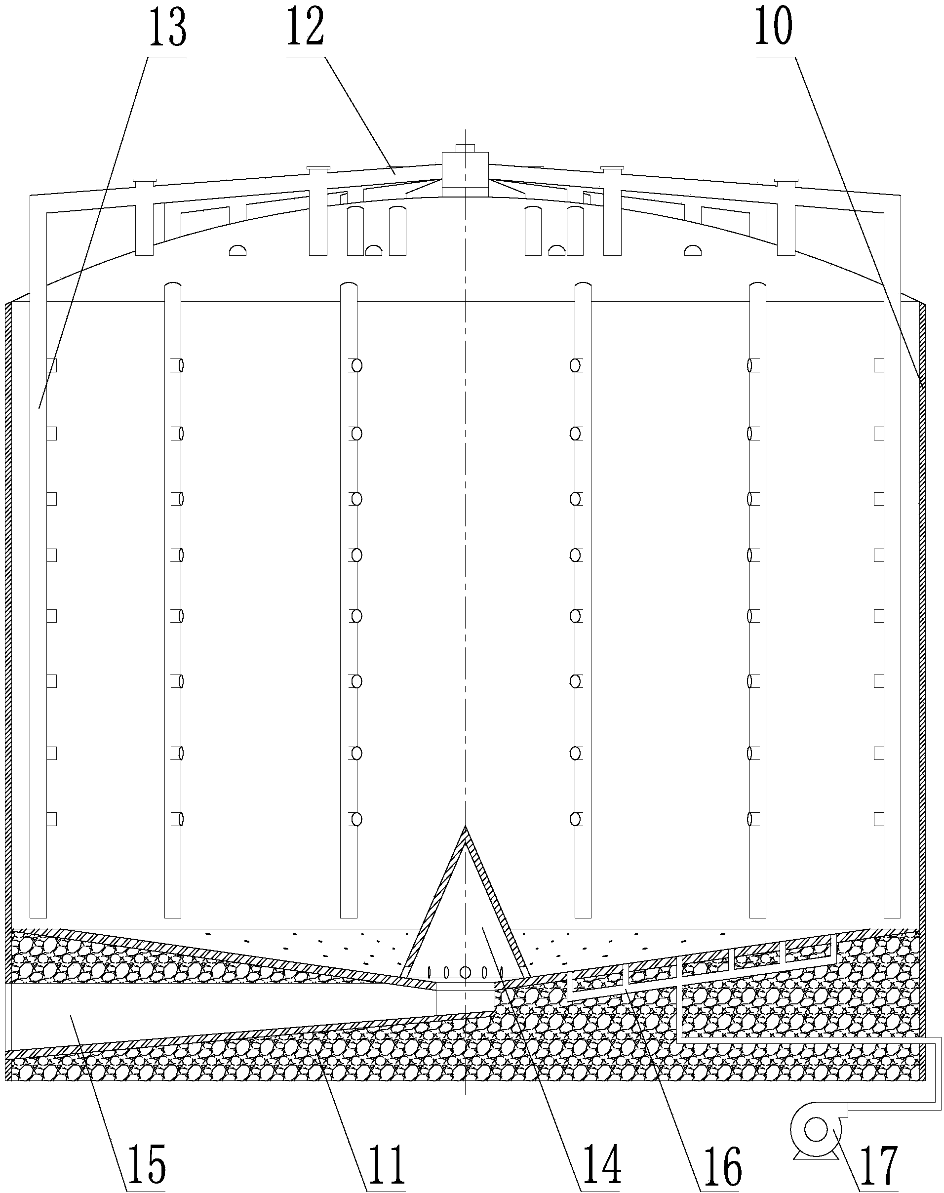 Aluminum oxide warehousing system and conveying and storing method thereof