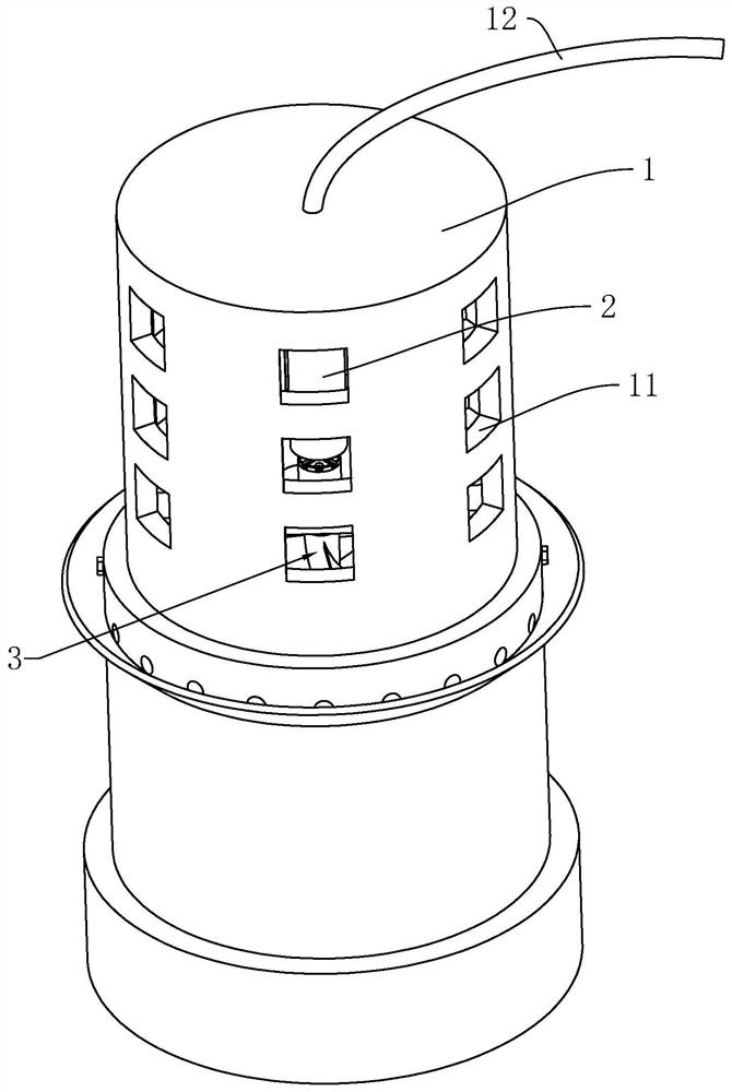 Efficient and energy-saving mosquito-lured lamp and method for killing adult mosquitoes by using mosquito-lured lamp