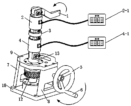Mechanical apparatus applied to calibration of torque sensor, and method