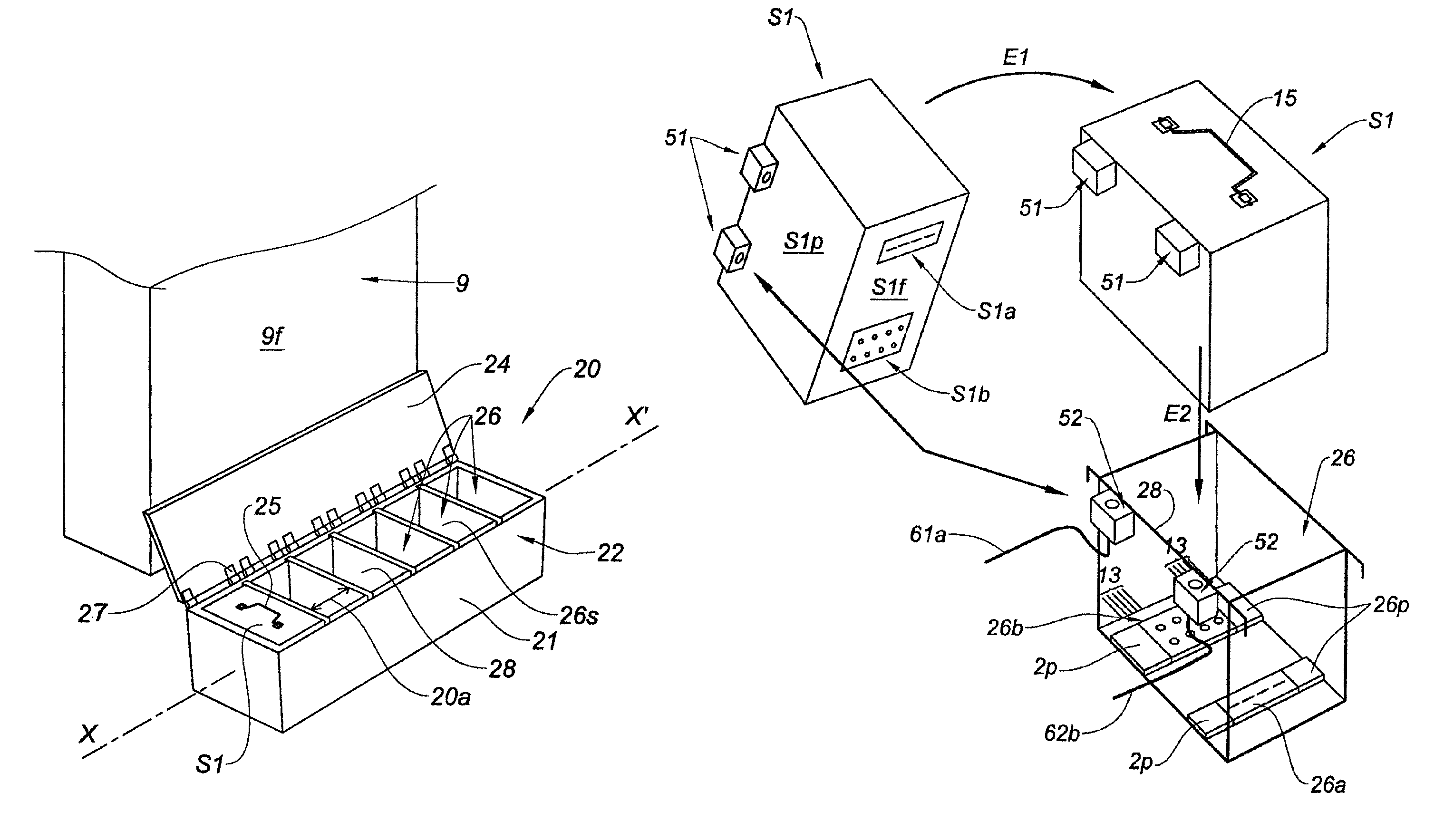Method of equipments integration for a complex electrical centre and module of implementation