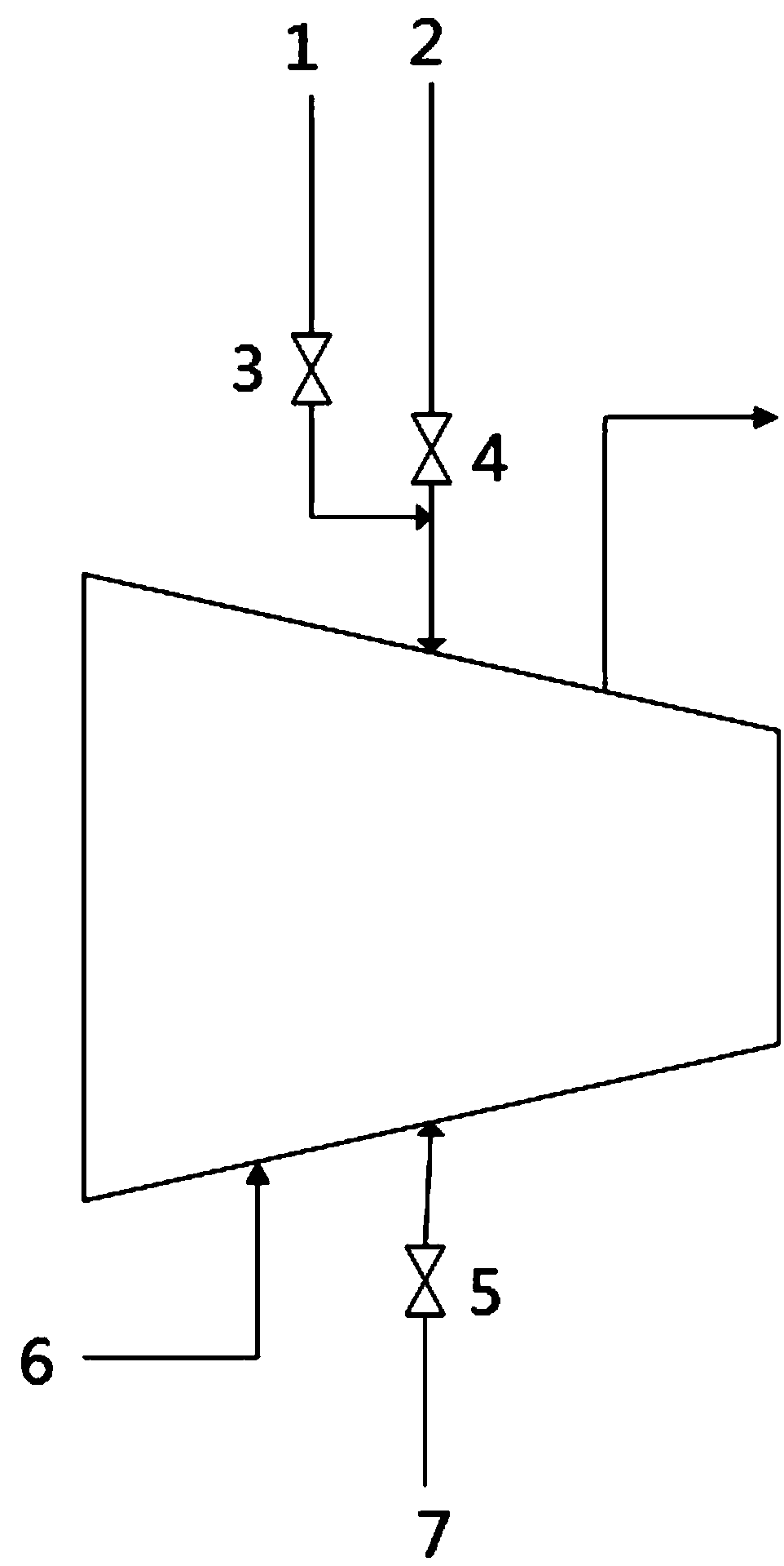 Online scale removal method for smoke gas turbine of catalytic cracking unit