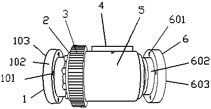 Vehicle automatic anti-skid differential mechanical device