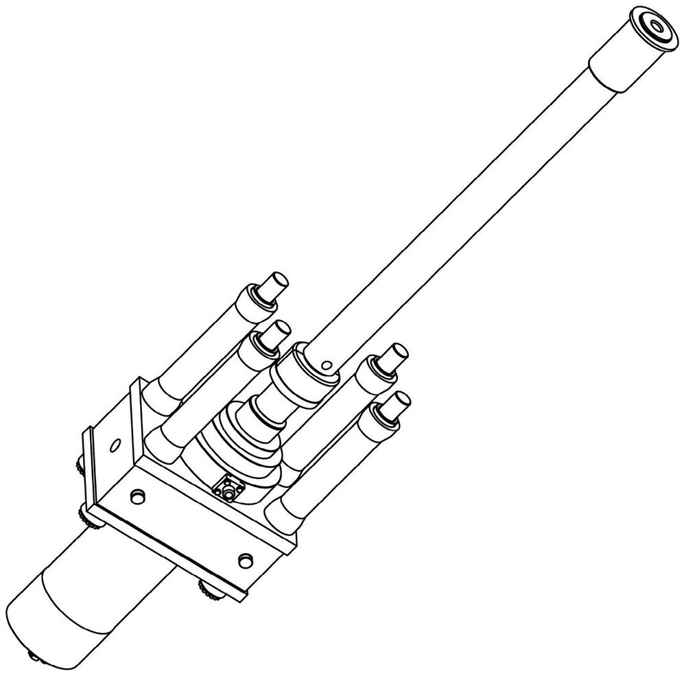 A lower ejector device for heavy-duty forging machine