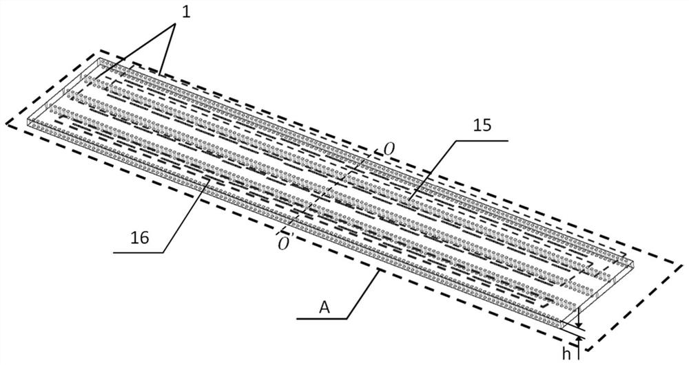 Broadband siw slot antenna based on 77ghz balanced symmetrical feed