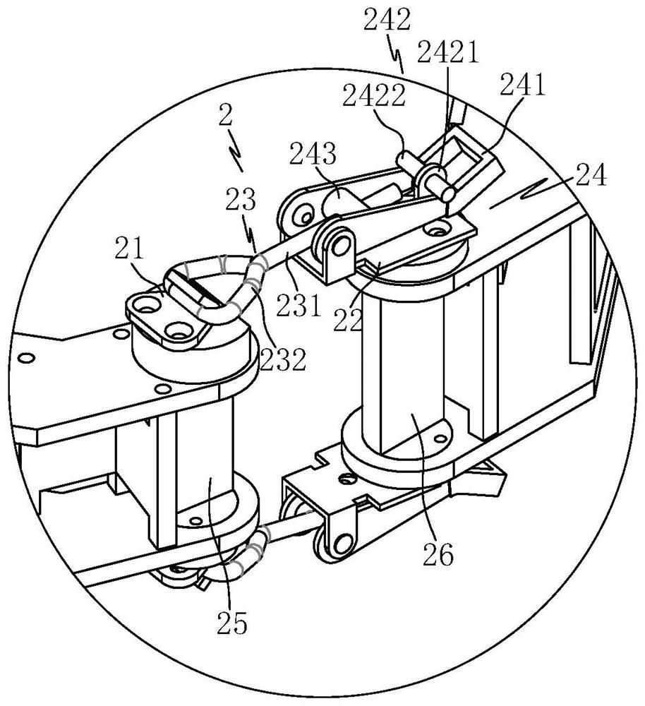 A safety belt suspension device capable of quickly disassembling and assembling insulating rods